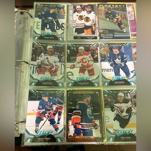 9 Assorted NHL Hockey cards